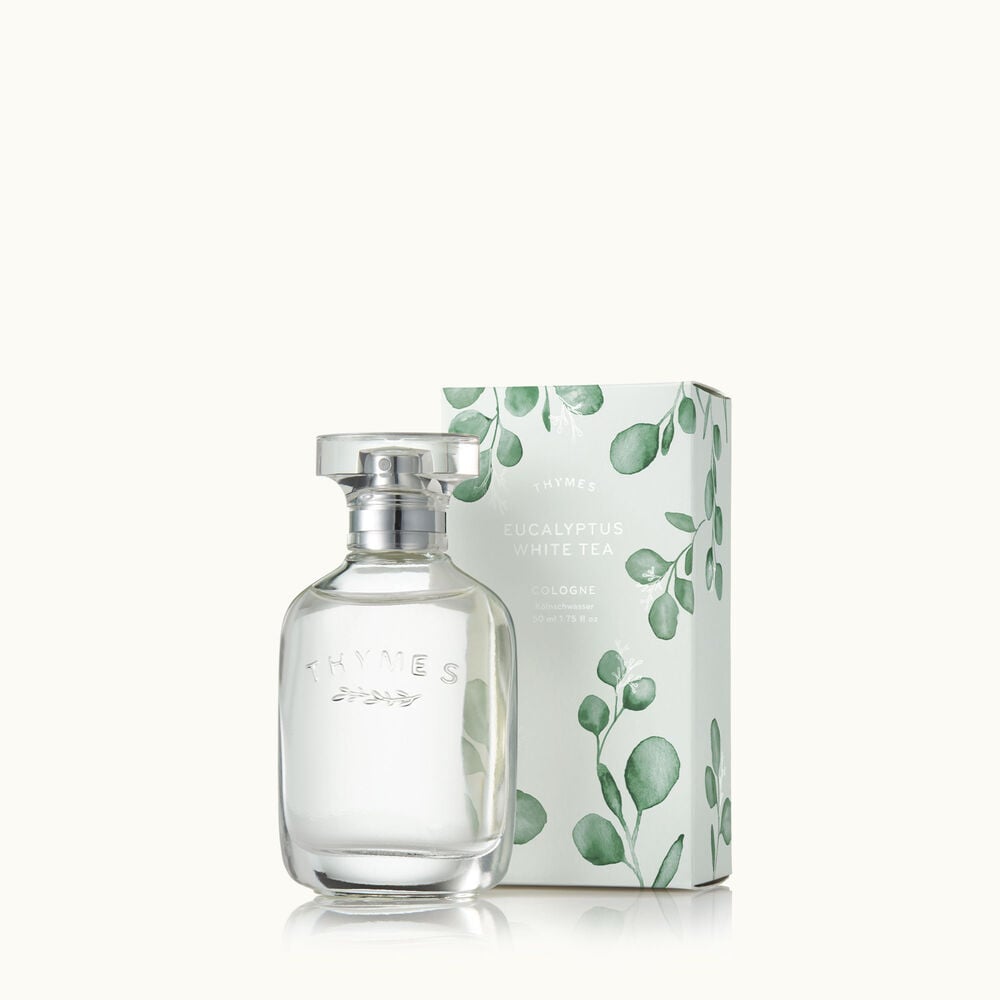 Thymes Eucalyptus White Tea Cologne is an invigorating personal fragrance image number 0